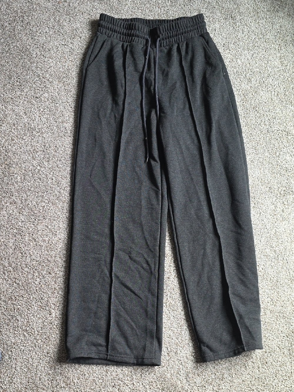 Amazon Women's Dark Grey Drawstring Lounge Pants
